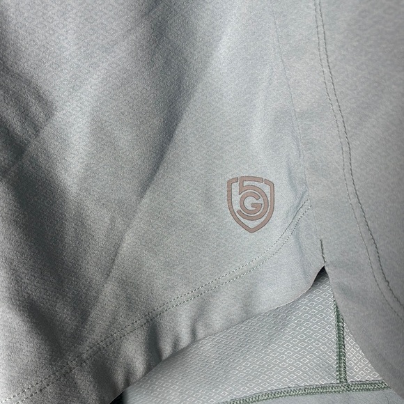 Women's Blue Athletic Shorts - Picture 2 of 6